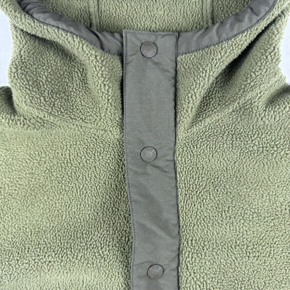 The North Face Men's L Carbondale 1/4 Snap Pullover Fleece Jacket - Olive - Picture 8 of 16